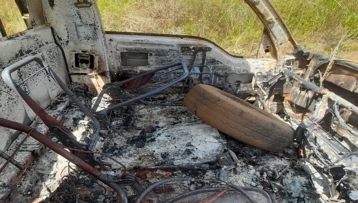 Fenn Kia Truck burned out